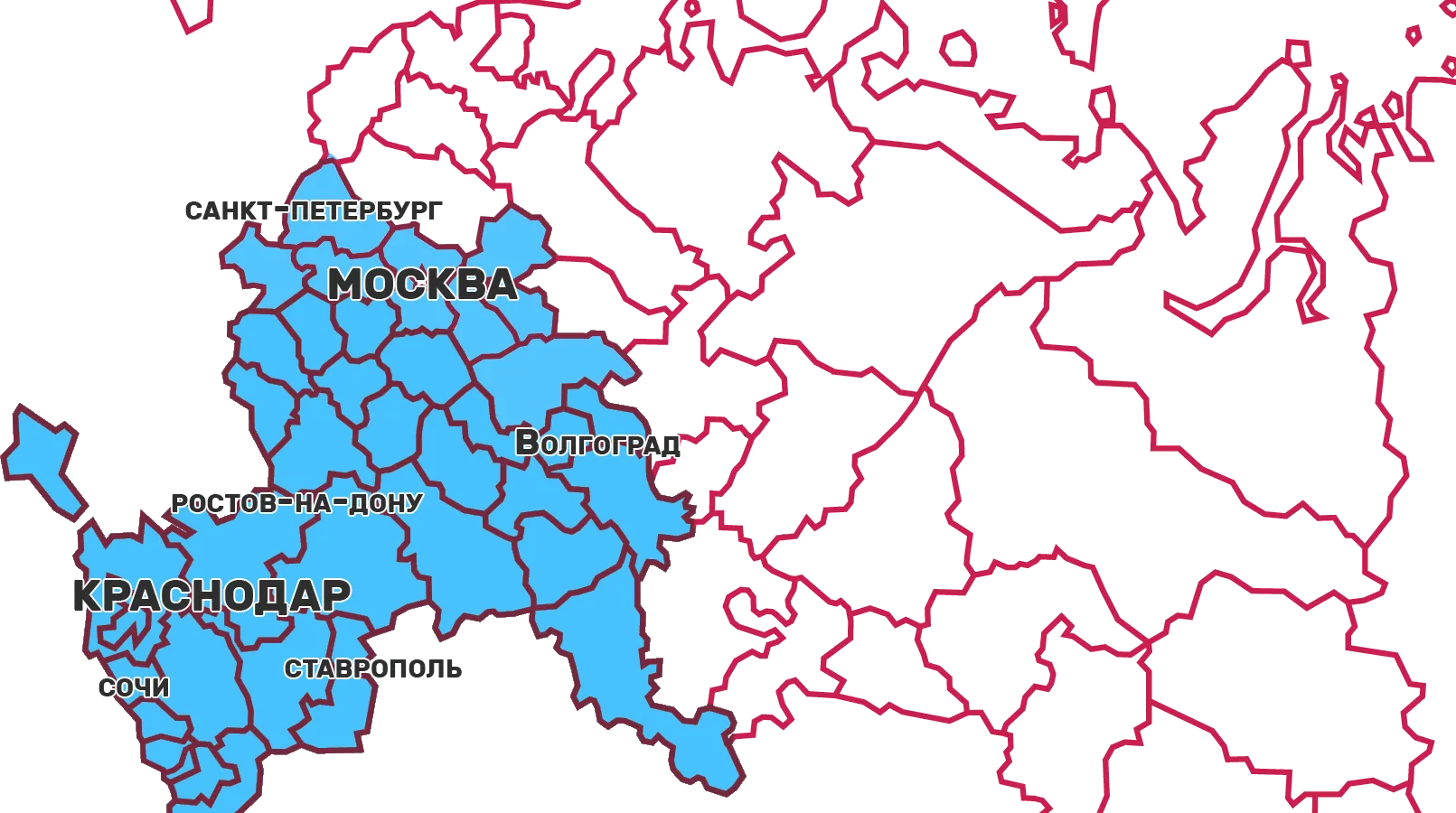 Карта в Михайловске